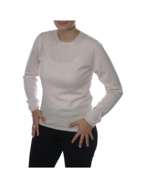 Maglia cashmere donna girocollo