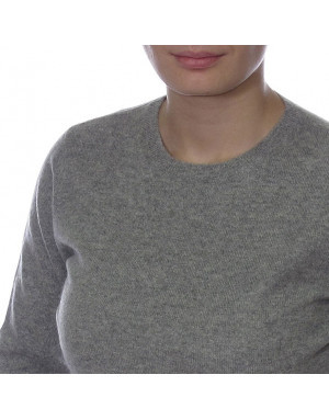 Maglia cashmere donna girocollo