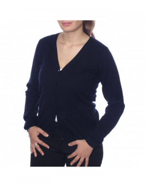 Cardigan cashmere donna