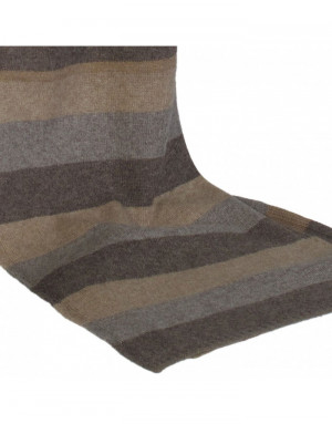 Sciarpa cashmere a righe 