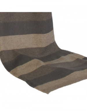 Sciarpa cashmere a righe 