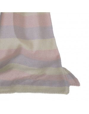 Sciarpa cashmere a righe 