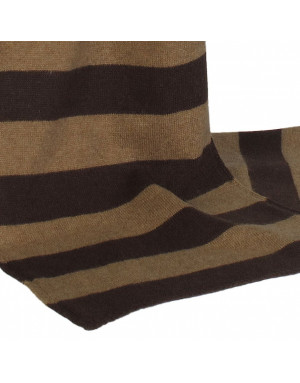 Sciarpa cashmere a righe 