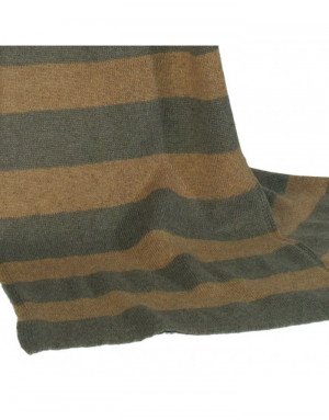 Sciarpa cashmere a righe 