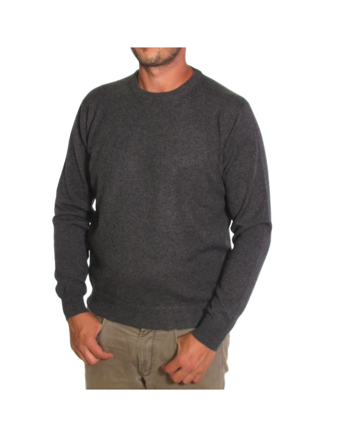 Maglia cashmere uomo girocollo