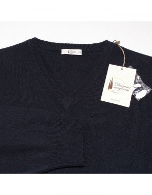 Maglia cashmere uomo maglia a V