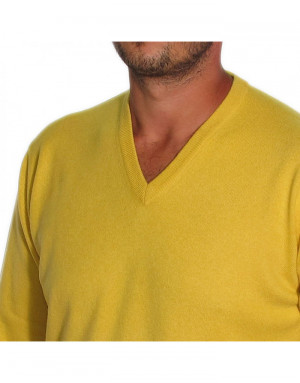 Maglia con scollo a V cashmere