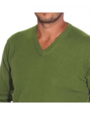 Maglia con scollo a V cashmere