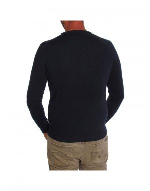 Maglia cashmere uomo girocollo