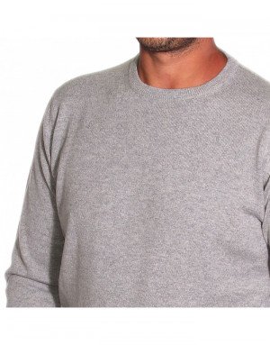 Maglia cashmere uomo girocollo