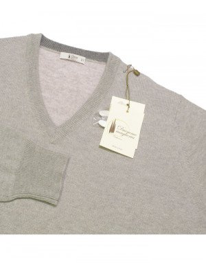 Maglia con scollo a V cashmere