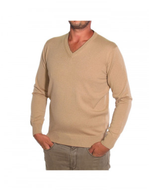 Maglia con scollo a V cashmere