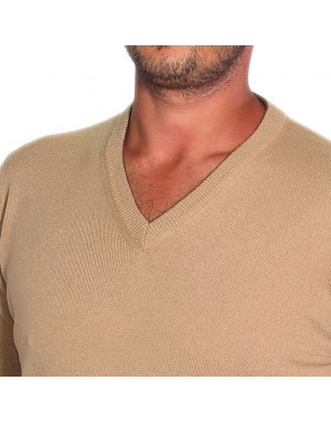 Maglia con scollo a V cashmere