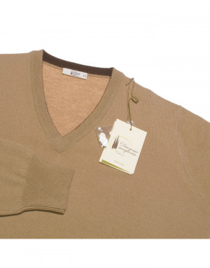 Maglia con scollo a V cashmere