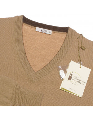 Maglia con scollo a V cashmere