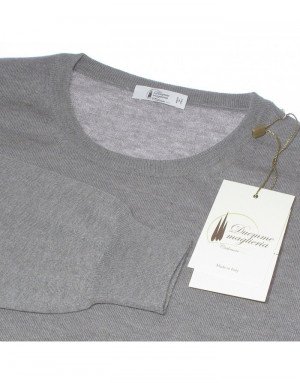 Maglia girocollo cashmere