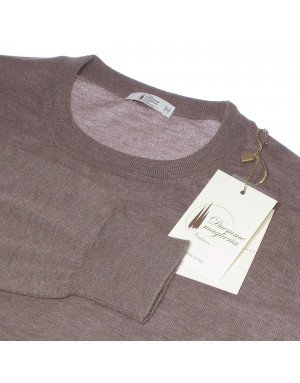 Maglia girocollo cashmere