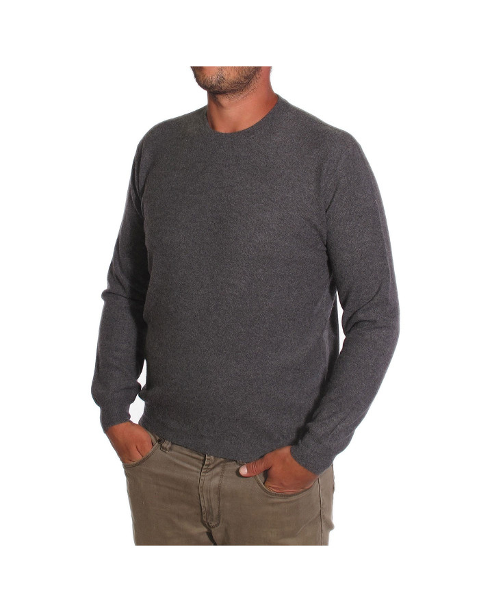 Maglia girocollo cashmere extrafine