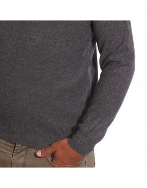 Maglia girocollo cashmere extrafine