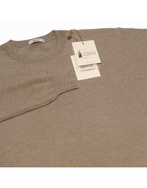 Maglia girocollo cashmere extrafine