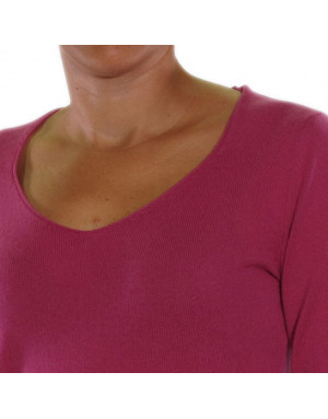 Maglia cashmere donna rosa