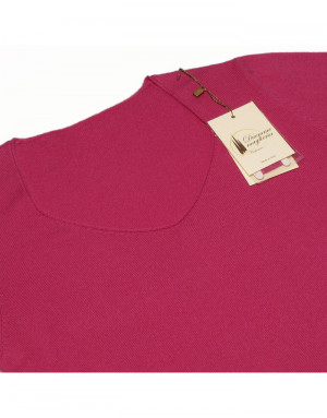 Maglia cashmere donna rosa