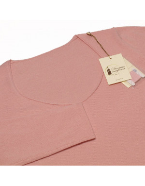 Maglia cashmere donna rosa