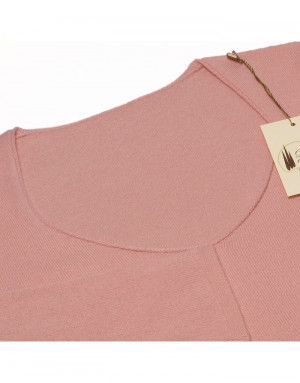 Maglia cashmere donna rosa