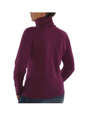 Maglia cashmere donna viola