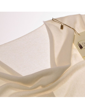 Maglia cashmere donna bianca