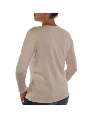 Maglia girocollo cashmere donna