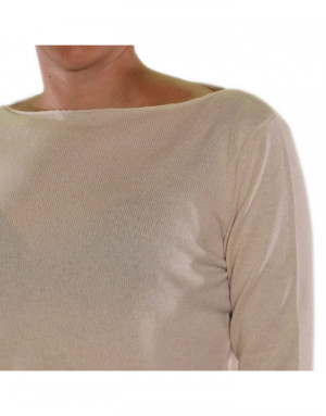 Maglia girocollo cashmere donna