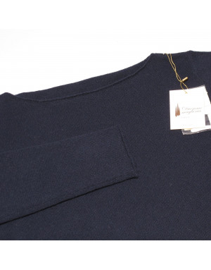 Maglia cashmere donna blu