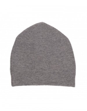 Cappello cashmere a coste