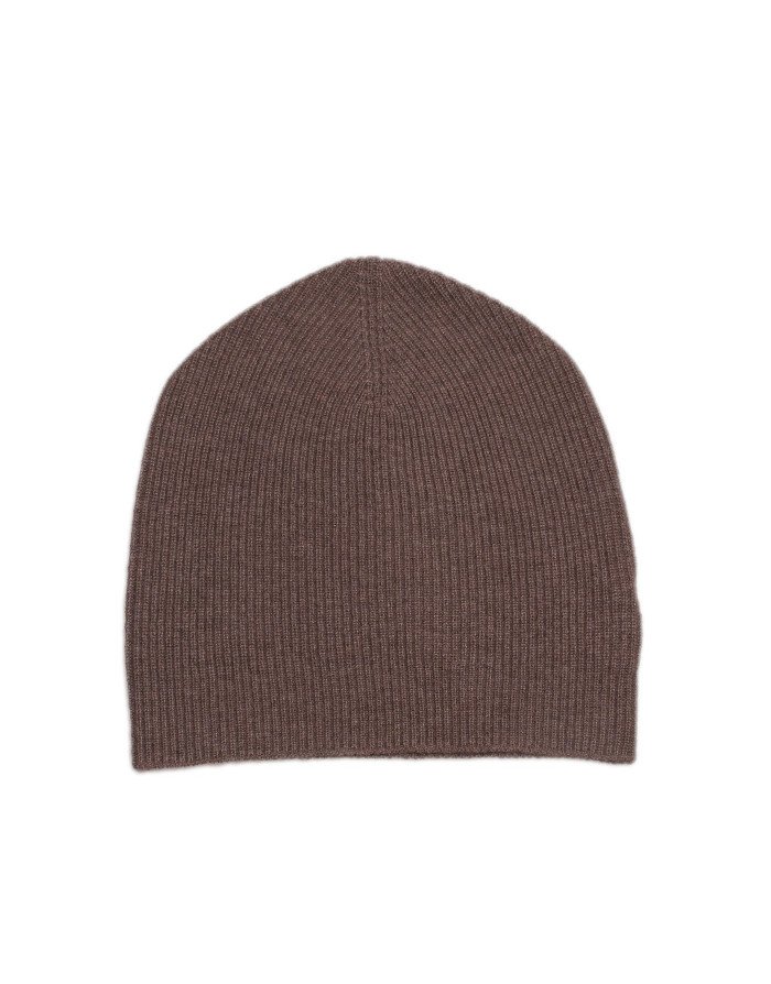 Cappello cashmere a coste