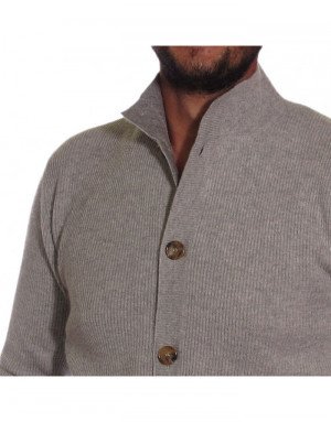 Cardigan cashmere uomo giacca giubbotto