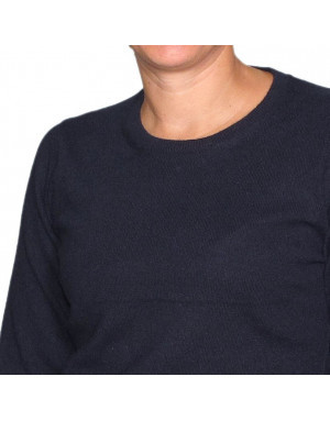 Maglia girocollo cashmere donna