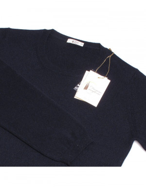 Maglia girocollo cashmere donna