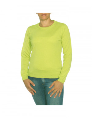 Maglia girocollo cashmere donna