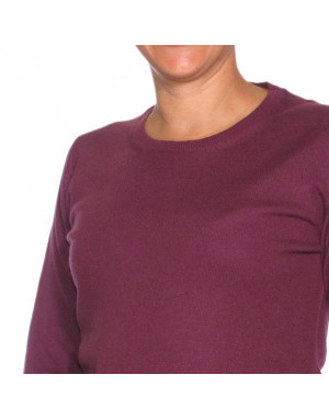 Maglia girocollo cashmere donna