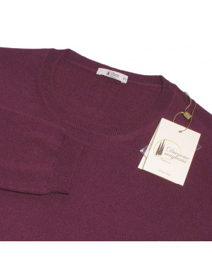 Maglia girocollo cashmere donna