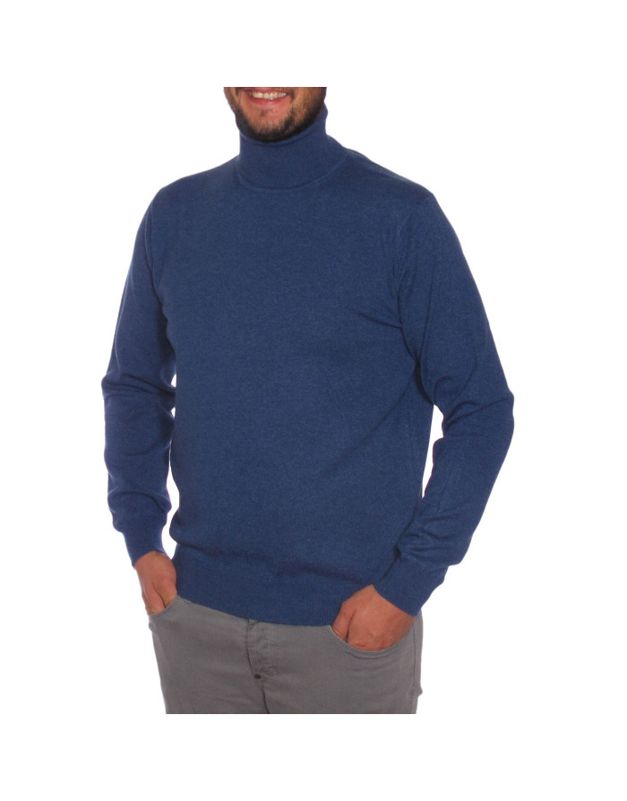 Maglia dolcevita cashmere uomo