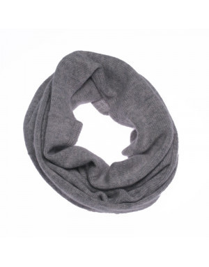 Scaldacollo sciarpa cashmere grigio
