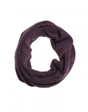 Scaldacollo sciarpa cashmere uomo donna colore viola