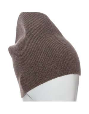 Cappello cashmere a coste