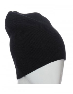 Cappello cashmere a coste