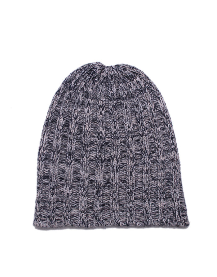 Cappello cashmere a coste