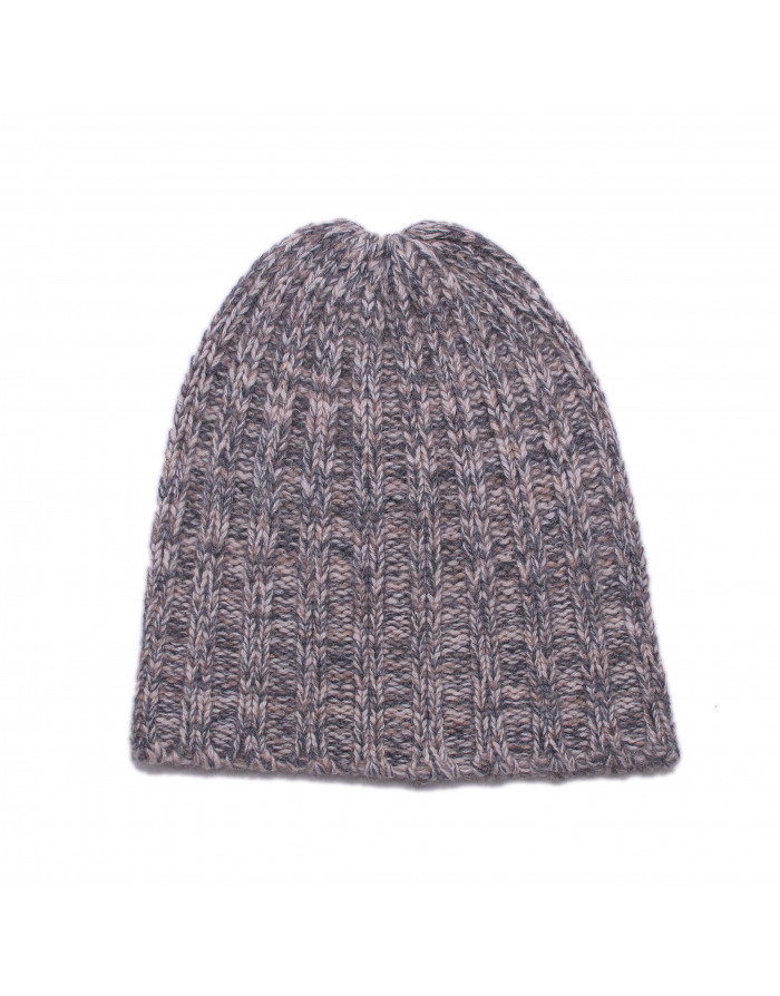 Cappello cashmere a coste