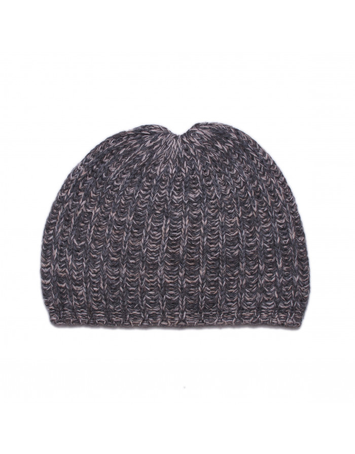 Cappello cashmere a coste