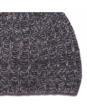 Cappello cashmere a coste